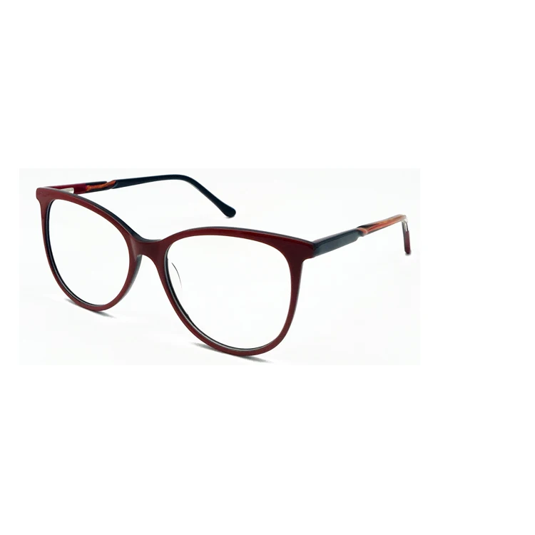 
Manufacturers custom female fashion acetate glasses optical frames for sale 