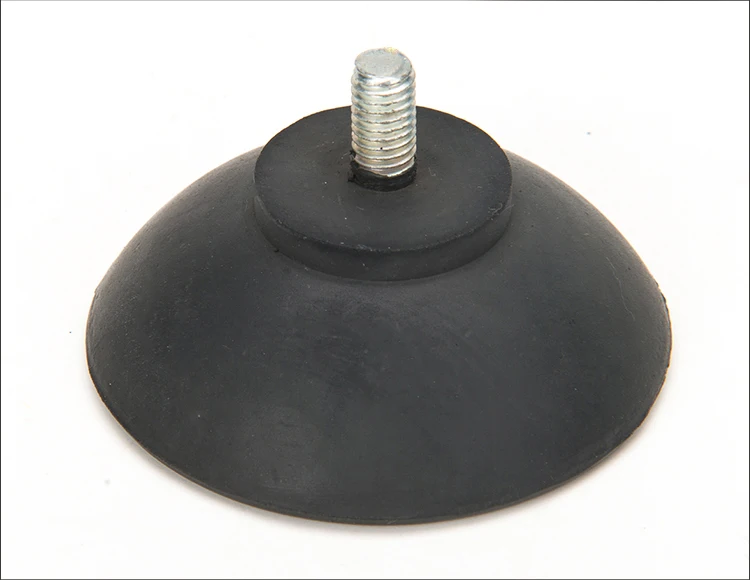 custom rubber suction cup rubber molded metal part