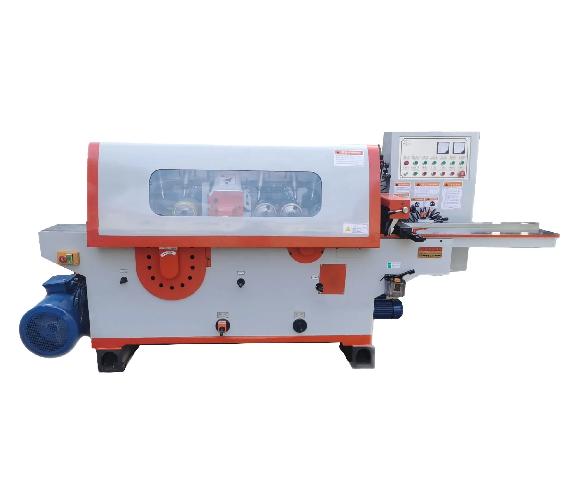 Wood timber woodworking combined multifunction multiple planer cutter multi blade rip table saw ripsaw sawing cutting machine