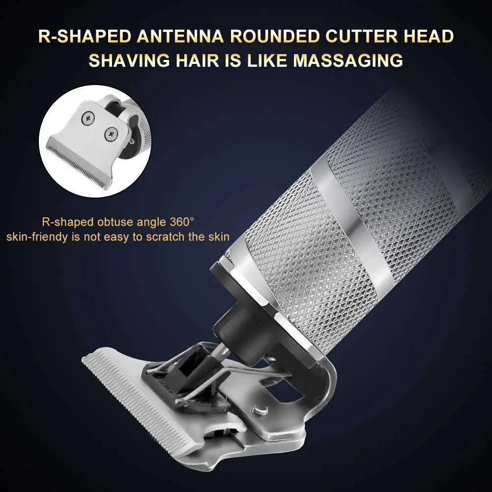 NK2586 T Bald Head Clipper USB Rechargeable Barber Shaving Machine Cordless Cutter Shaver Hair Machine Trimmer Electric Safety