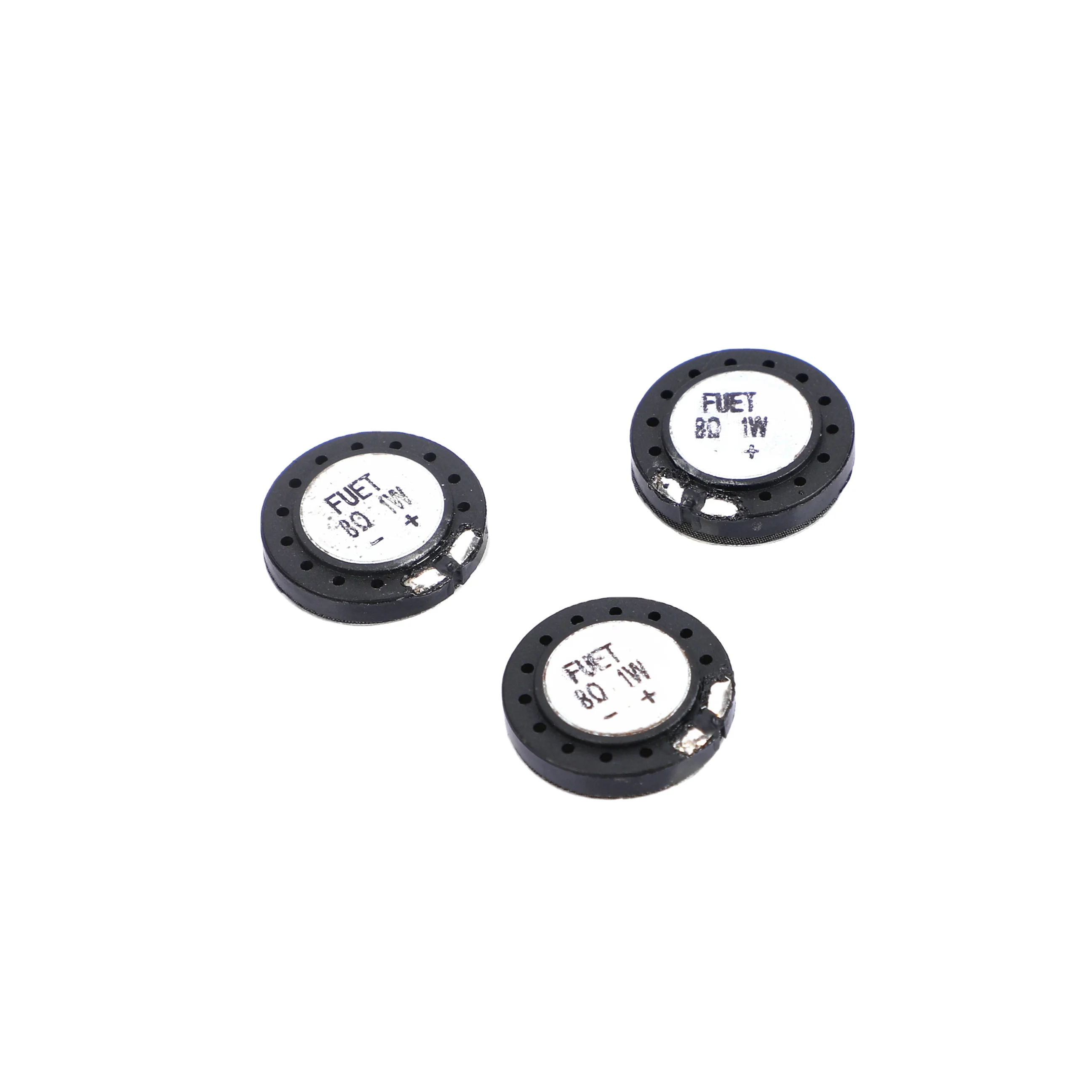 8 Ohm 1W 16mm Round Frame Height 4.0mm Mylar Micro Speaker Small Loudspeaker for Alarm Clock and Small Household Appliances