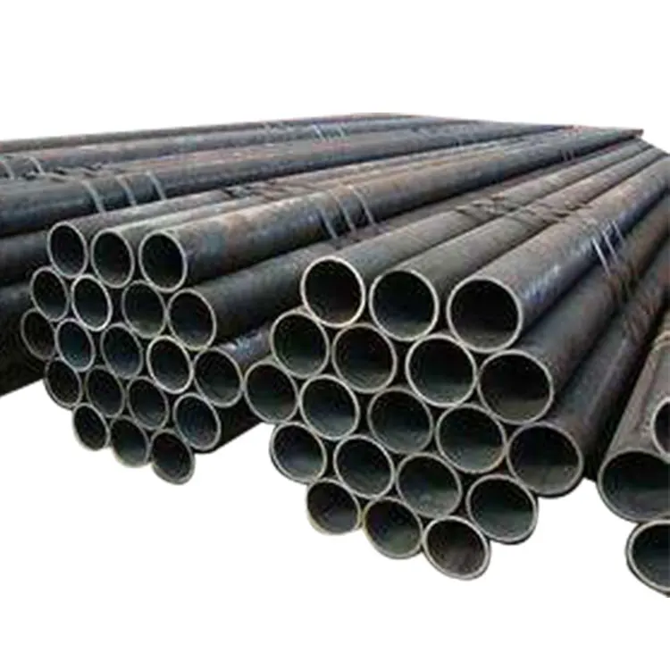 Hot Rolled Carbon Seamless Steel Pipes SCH40 80 6M 12M API 5L Gr.B 1Inch to 24Inch Gas Oil Pipelines Black Seamless Steel Pipe