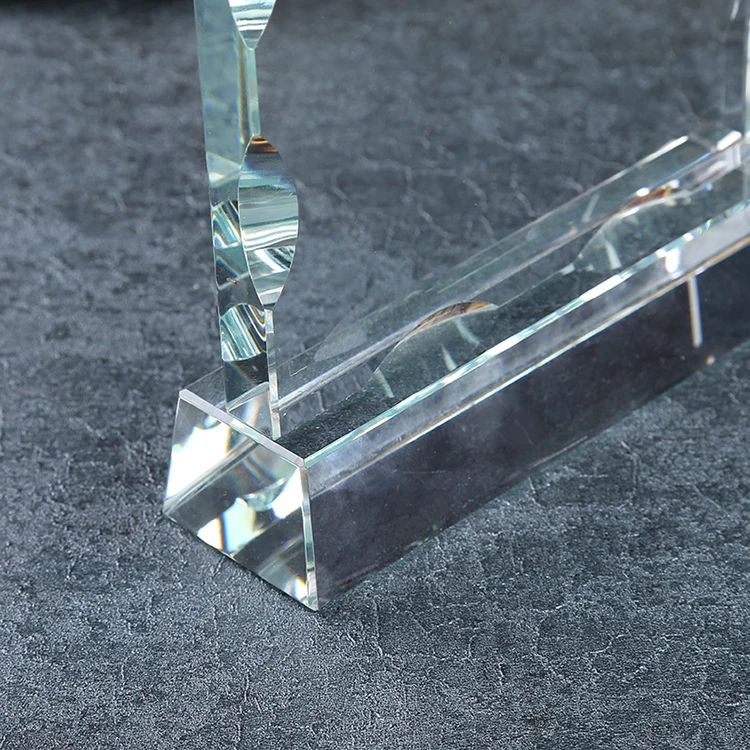 MH-NJ0043 Blank crystal plaque trophy shield