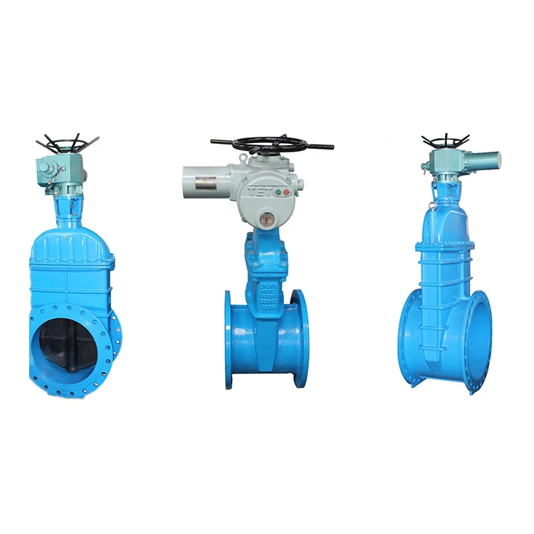 Reset Motorized  Motor Operated Power Down Cast Iron, Ductile Iron Electric Actuated Gate Valve