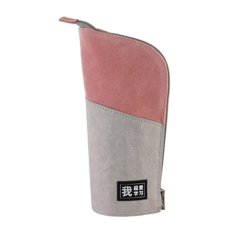 2022 High quality waterproof Tyvek Pencil Case Cosmetic Bag with Zipper Simple Makeup Bag Pen Pouch