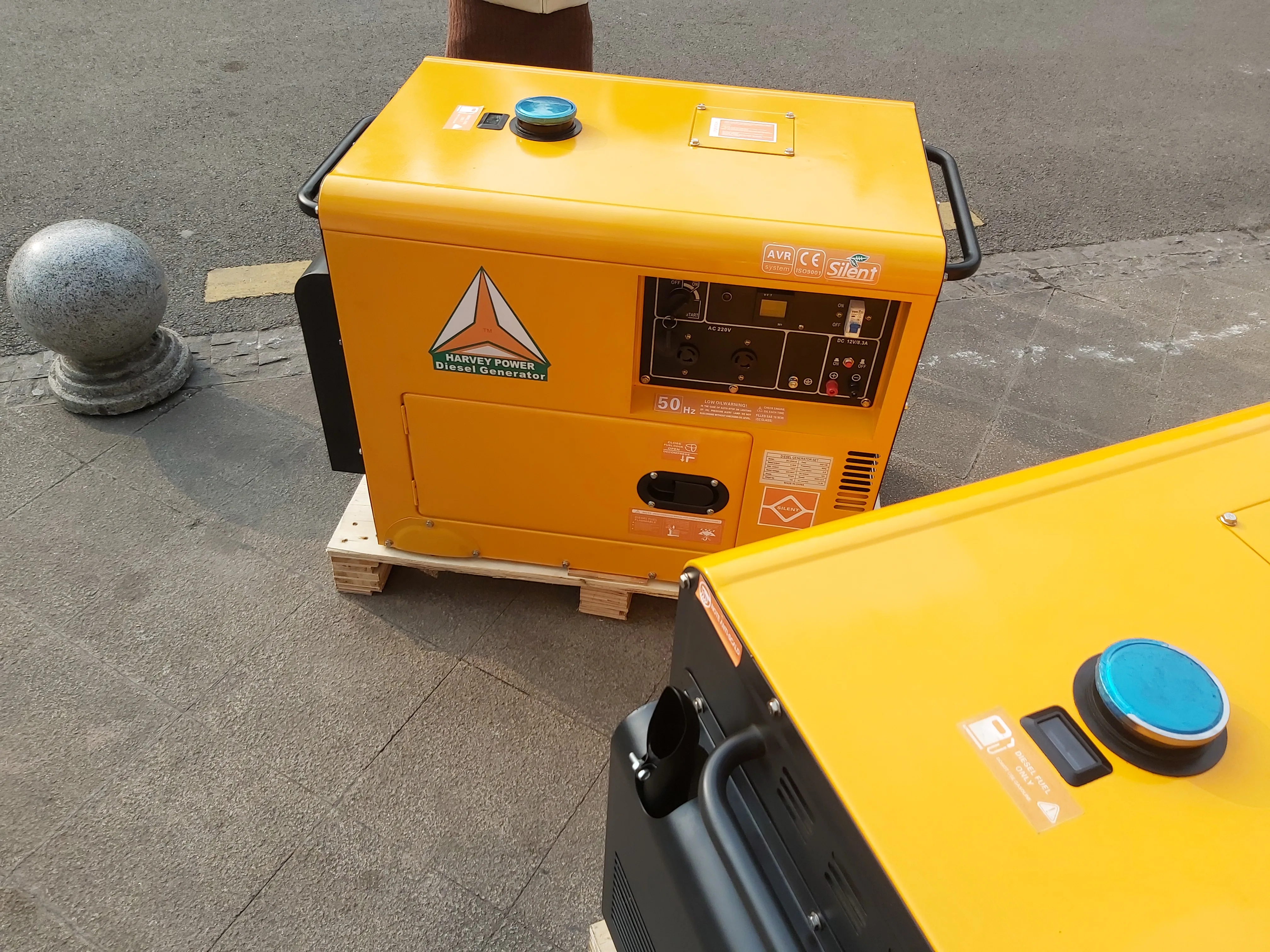 4-тактный 10kVA четырехтактный двигатель с воздушные охлаждением генератор портативный дизельный