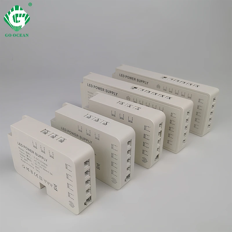 12W 24W 36W 60W 72W 100W EU US Plug 12V Power Adapter AC/DC Converter For LED Cabinet Light Transformer