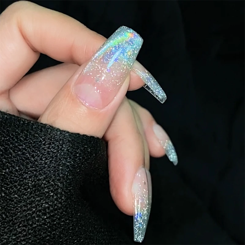 HS uv nail polish Private Label  gel polish opal rainbow cat eye gel