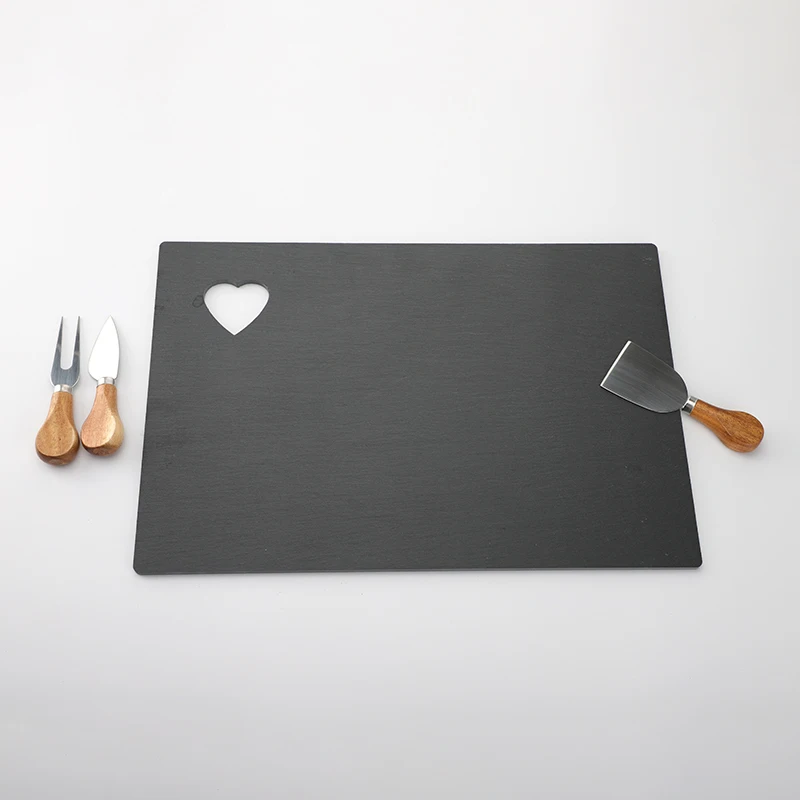 Passed Direct Factory Dinnerware Modern Vintage Restaurant Salad Slate Cheese Board With Knifive