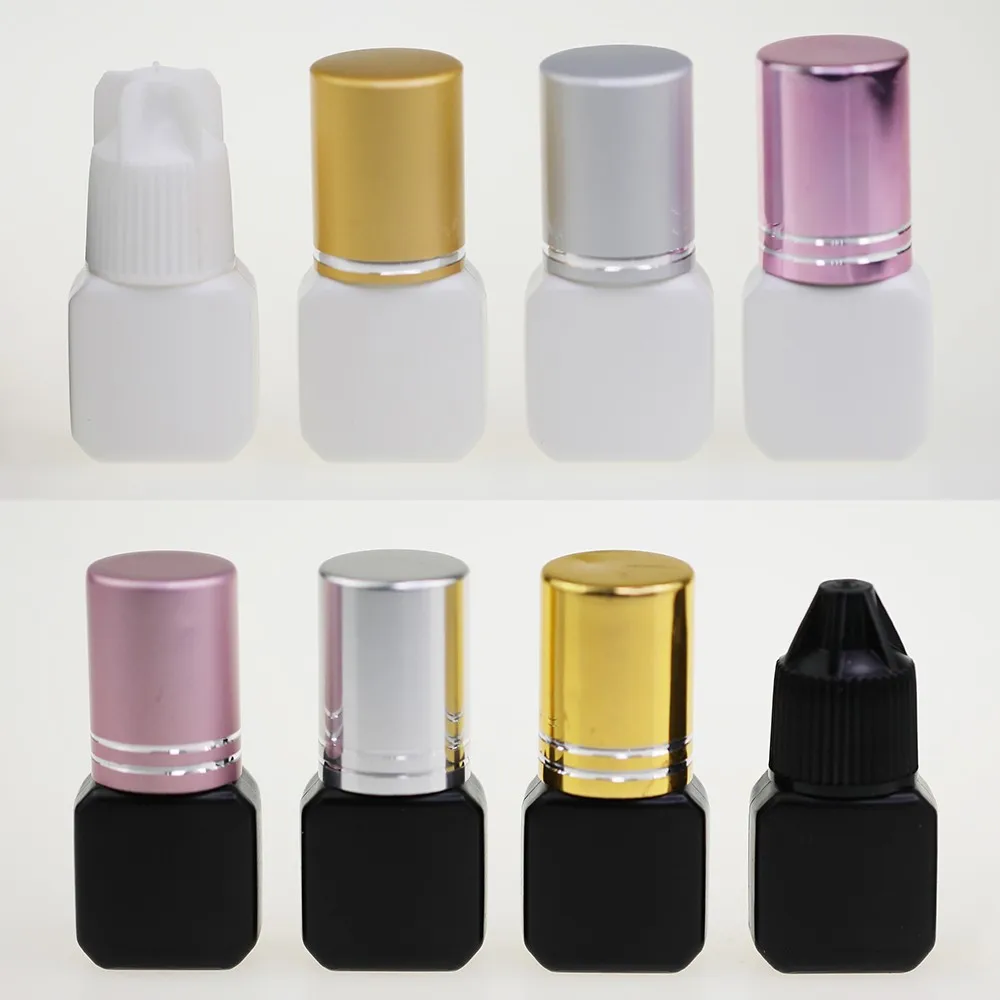 Клей для наращивания ресниц, стойкий глянцевый черный быстросохнущий клей для ресниц, 8-10 недель, 1-2 секунды