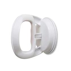 New Portable Shower Grab Bar Suction White Round Helping Handle Customized Suction Cup Grab Bar