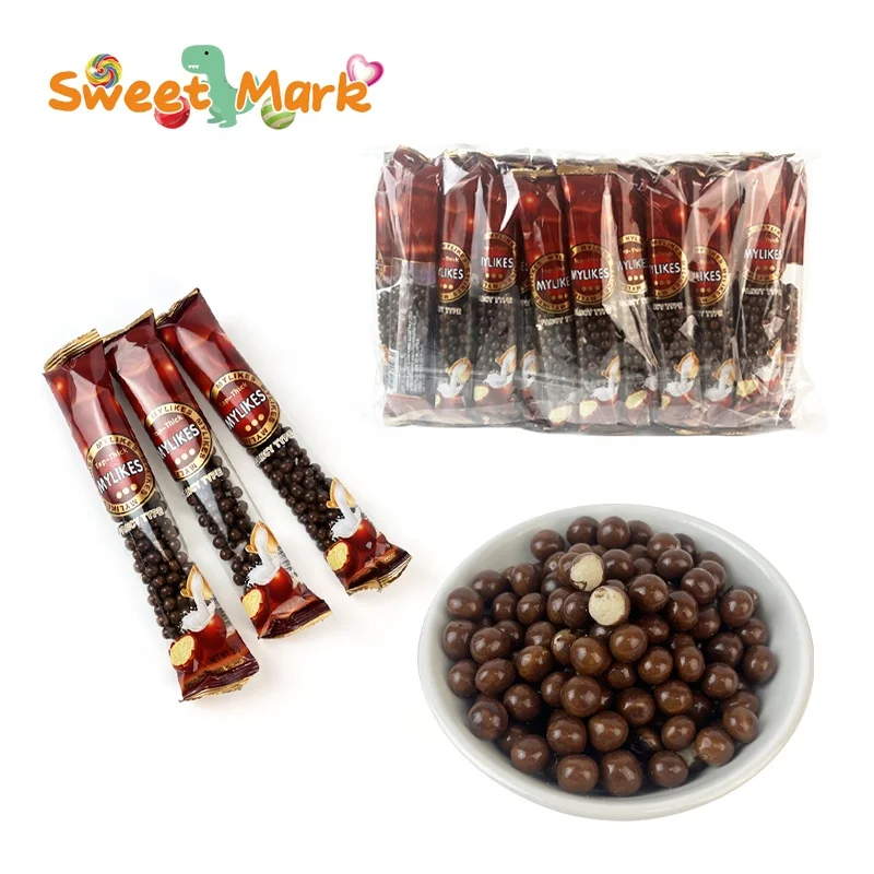 Delicious puffed food crispy chocolate biscuits kid leisure snacks