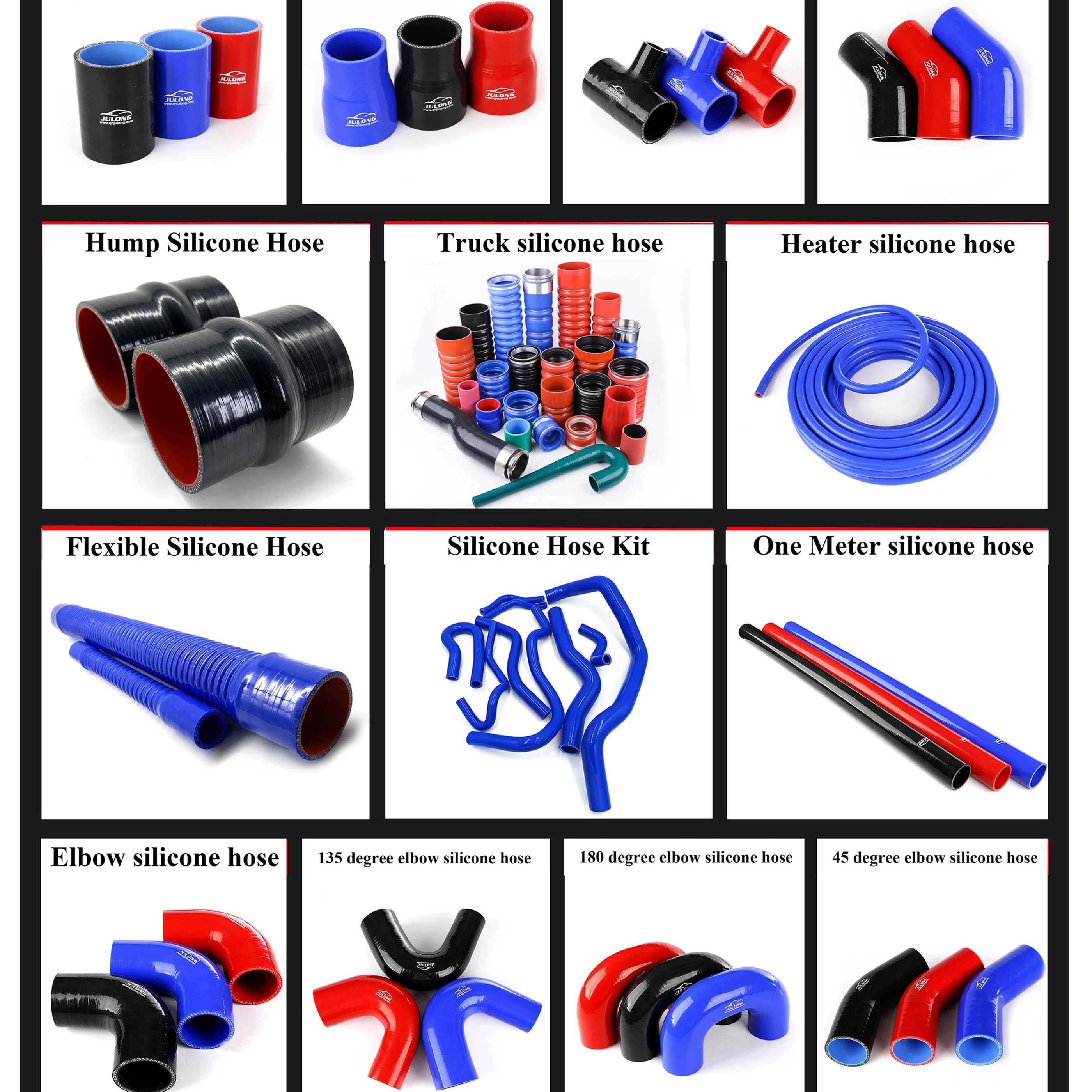 Factory Direct Selling High temperature turbo hose pipe Flexible Steel Wire Reinforced  Flexible Hose Corrugated Silicone Hose