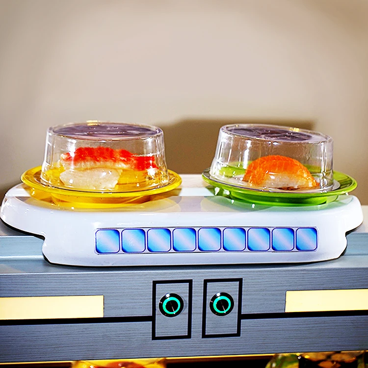 sushi train dinning conveyor table delivery feeding table with computer control system hot sale with high technology