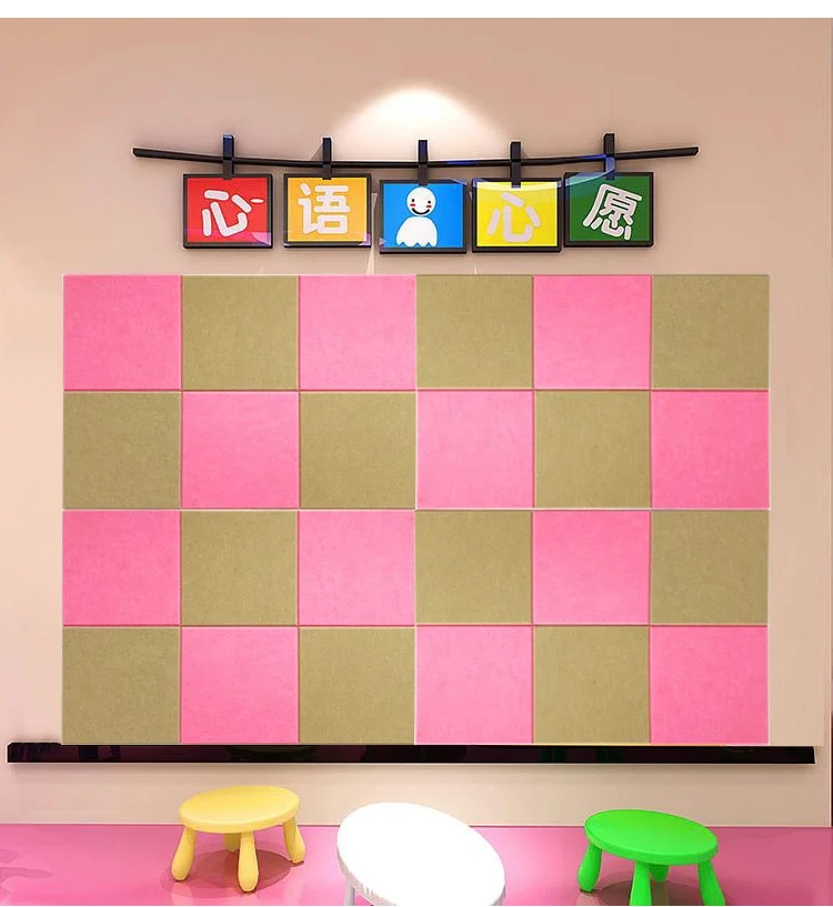 
Wall decor modern notice board pin wall display square felt bulletin board pin board 