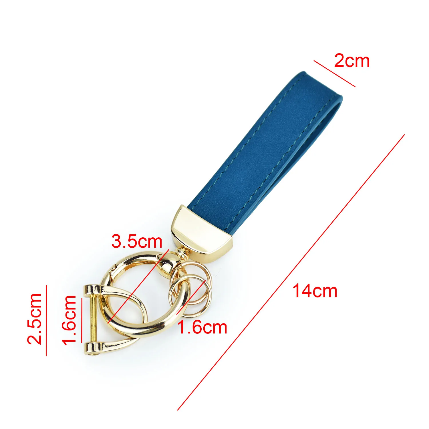 GRS custom logo metal key chain  PU  leather car key chain custom logo personalized key chain Accessories