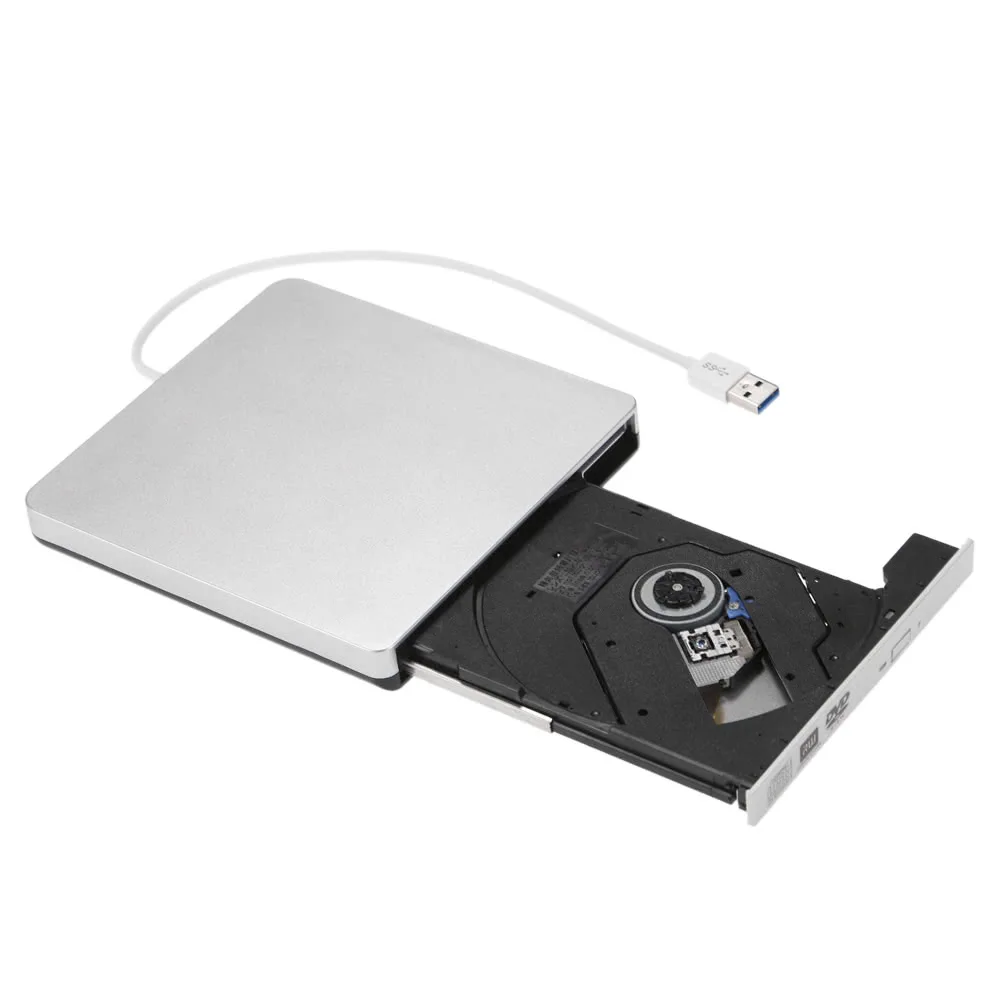 USB 3 0 портативный ультра тонкий внешний CD-RW DVD-RW компакт-диск с dvd-плеером записывающее устройство перезаписывающее Для iMac MacBook/MacBook