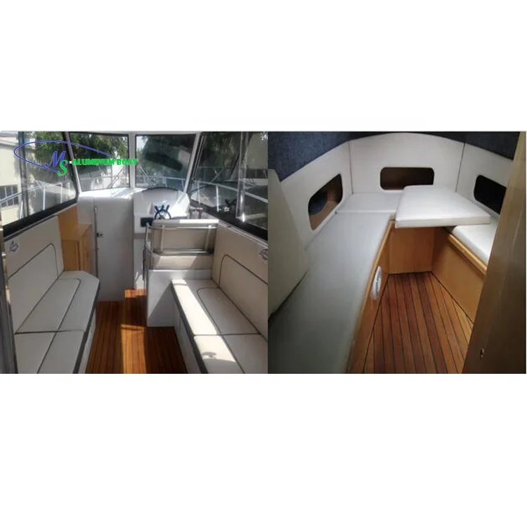 2021new design  MS Aluminium boat high speed bass boat 10.35m 200hp*2 for selling CCS CE Certificates for Europe customers