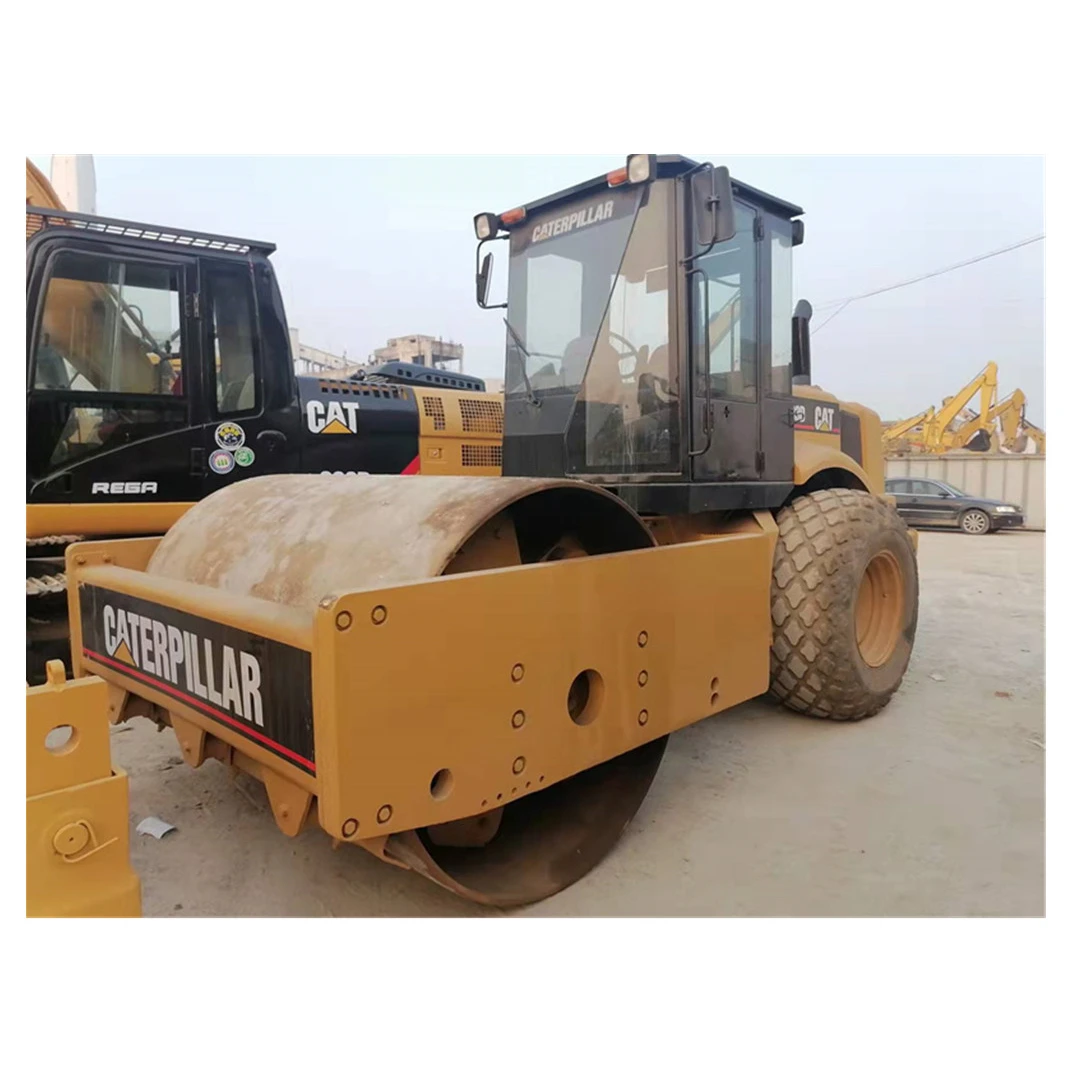 used road roller cat CS583 used Used Caterpillar compactor CS683 CS583 Vibration ROAD ROLLER Compactor caterpillar  for sale