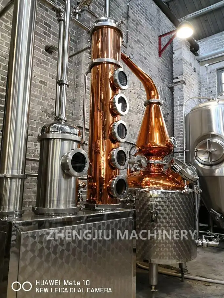 Rum&Vodka&Gin&Whisky Distillation Equipment American Popular Style Artisan Complex Still