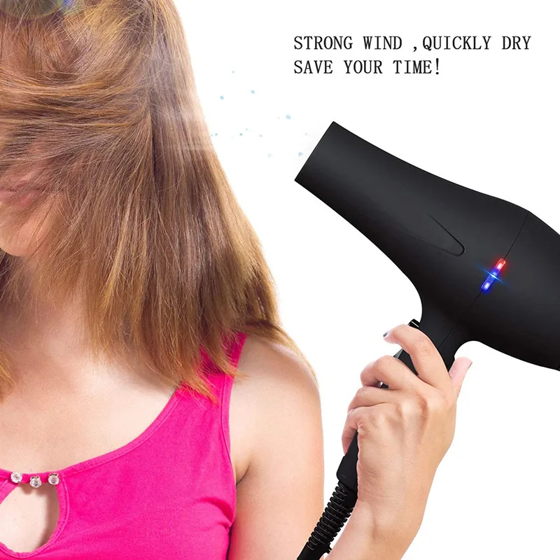 professional hair blower salon dryer hair styler ionic hair blower with LED light