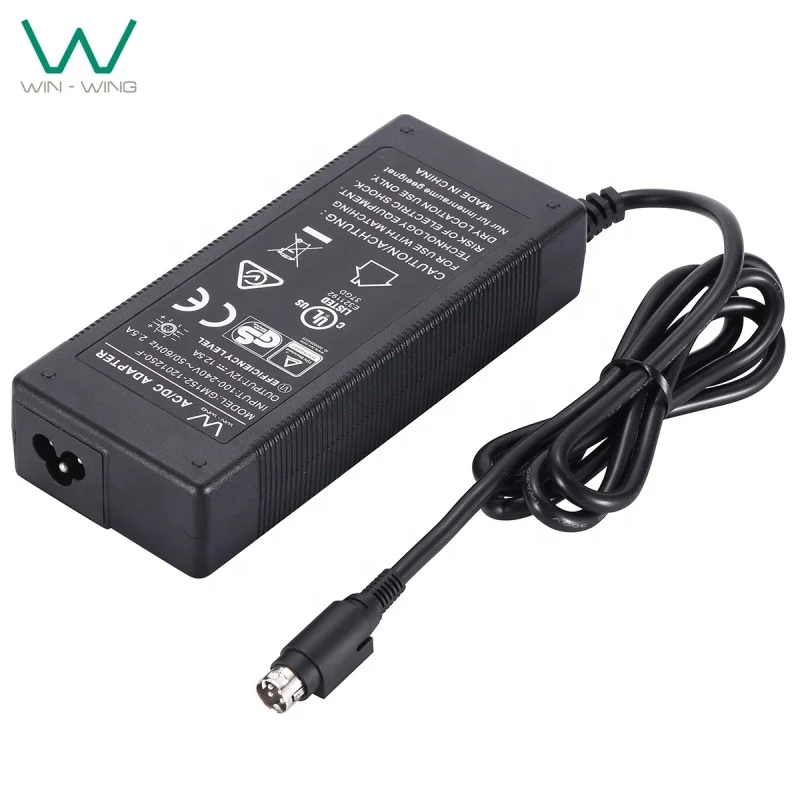 SYMBOL 6-Pin Molex AC Adapter DC 48V 2.5A Power Supply for Barcode Scanner us3