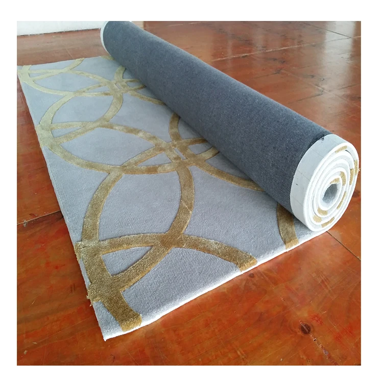wool carpet Viscose Mix Wool Luxury Area Rug Ror Living Room