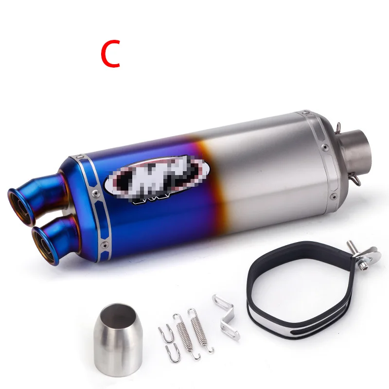 Universal 51mm Motorcycle Exhaust Muffler Pipe Escape Moto exhaust for exhaust motorcycle Honda CBR250 CB400 YZF FZ400 Z750