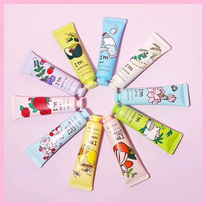 Wholesale Fruit Moisturizing Hydrating Hand Barrier Cream Lotion Anti Aging Wrinkles Hand Cream