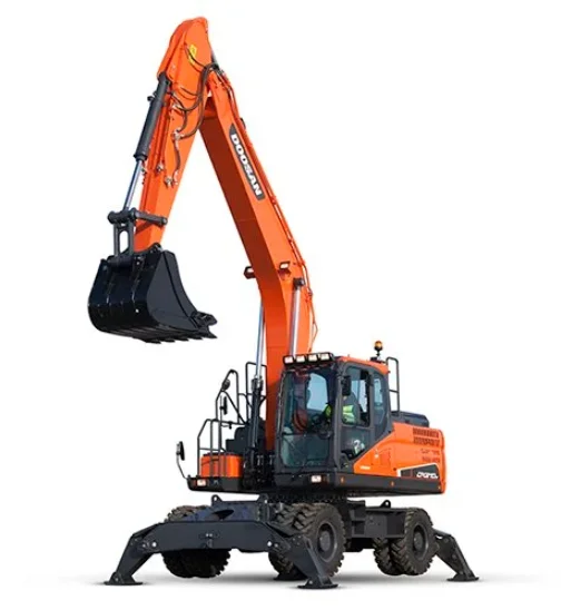 Doosan Used 21t Wheel excavator DX210 Used Hydraulic Wheel Excavator