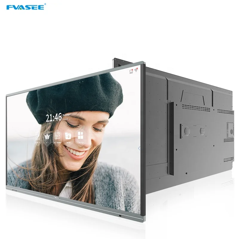  FVASEE 65 75 86 дюймов Смарт-плата 4K экран дисплей Интерактивная плоская
