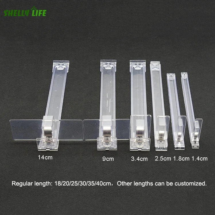 wholesale Auto-Feed retail spring Plastic supermarket Shelf Pusher System for