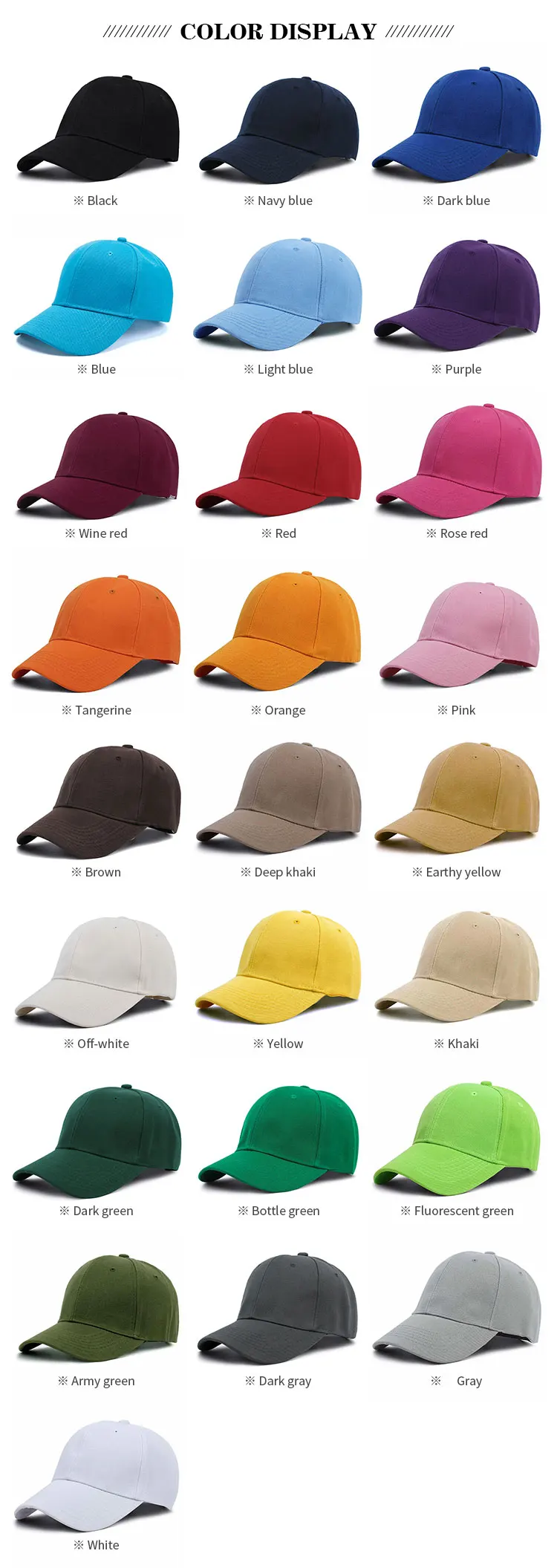 Custom Embroidery Logo Sport Cap 100%cotton Adult Hat