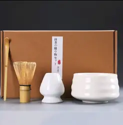 Ceremonial Grade Matcha Tea Set Kit Matcha Whisk Holder Spoon Bowl Cup Matcha Whisk Bamboo