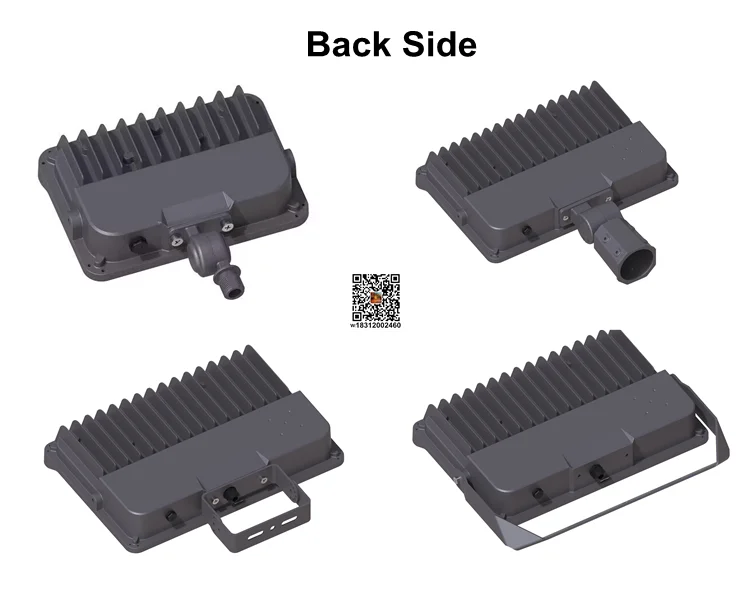 LED Field beam angle Adjustable Flood Light Trunnion Mount 150w 21000lm with tempered glass reflector USA Canada warehouse