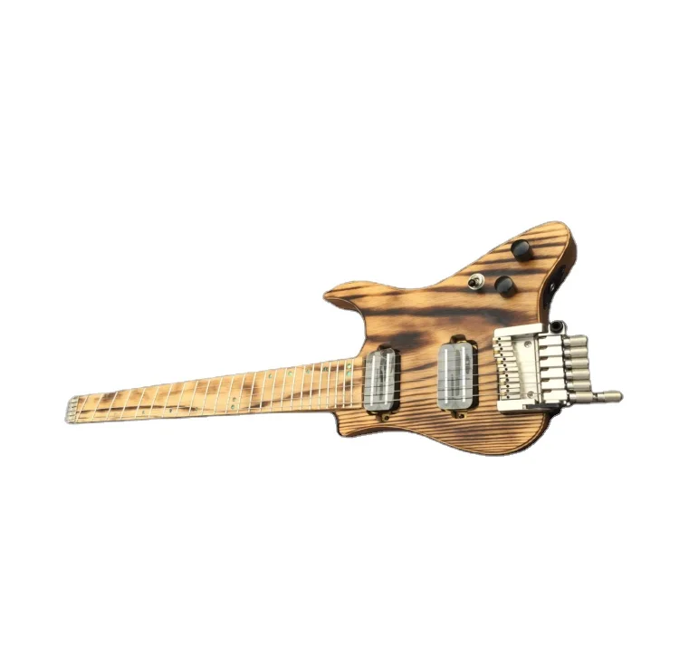 Musoo brand 6 strings headless electric guitar