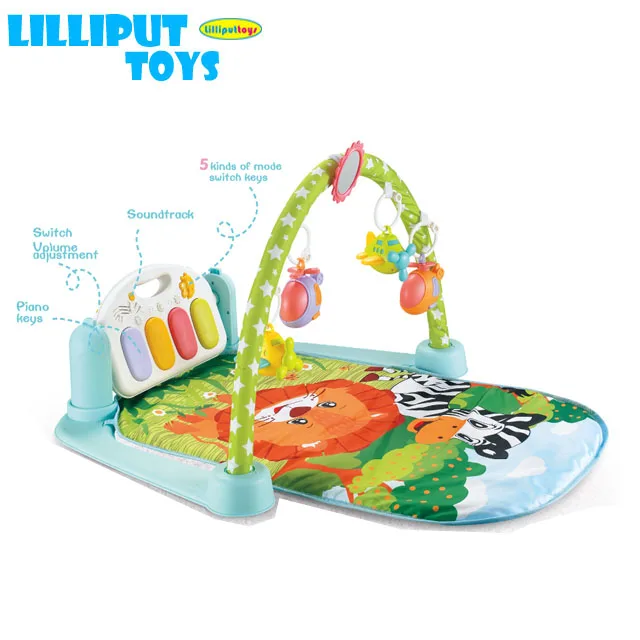 Baby Piano Gym Mat toys with light and sound