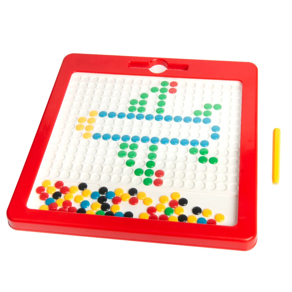 New Educational Children Toys Magpad Dots Doodle Board Magnetic Tablet Drawing Pad Intelligent Toys