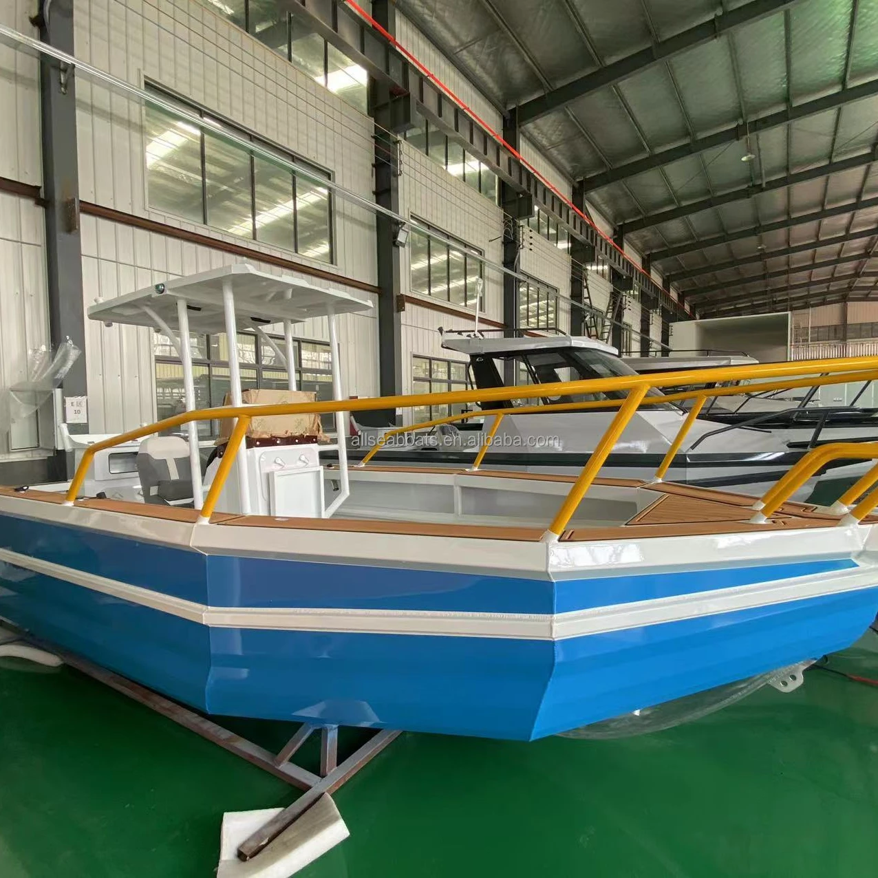 New 7.5M 25FT Easycraft Buoys Hull Aluminum Boat Center Console Fishing Bait Boats