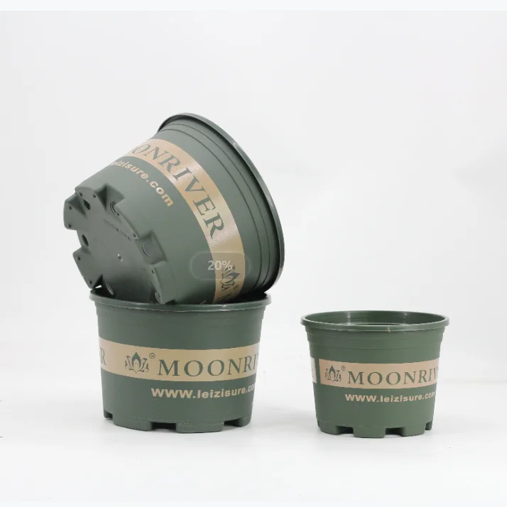 Huazhiai 4 6 8 Gallon Plastic Plant pot Seedling Starter Flower pots Nursery Pots