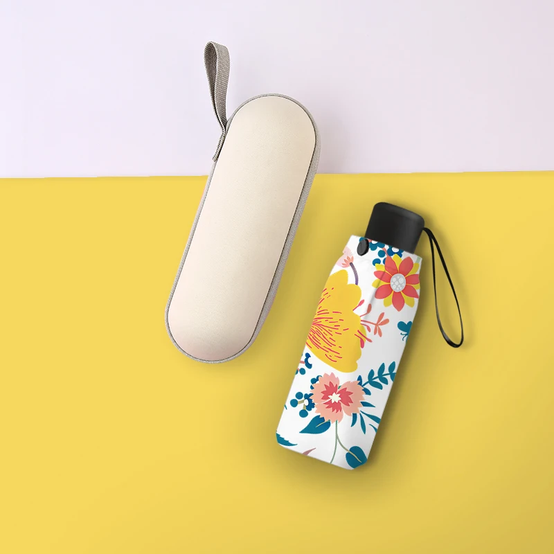 Высокое качество Paraguas Compacto зонтик капсула компактный путешествия пять складной мини карманный портативный зонт