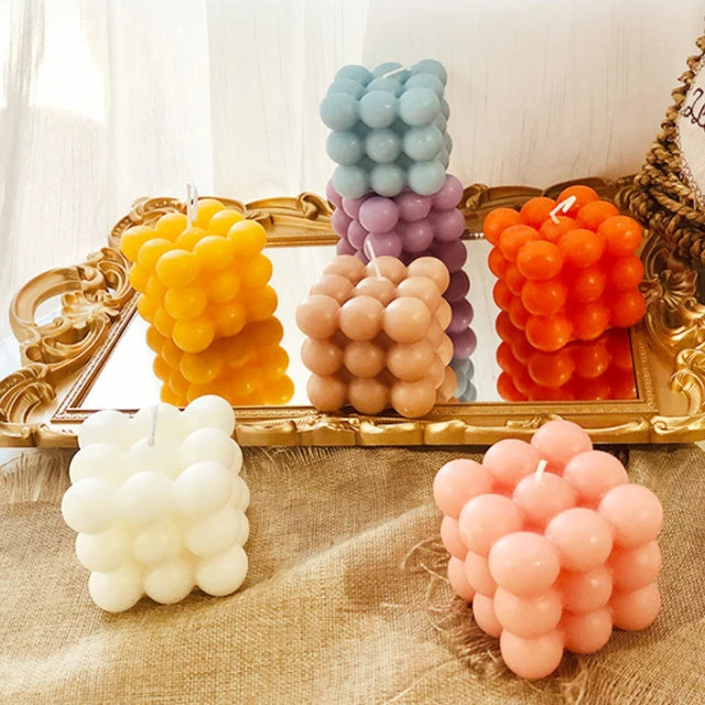 Smokeless Clear Glass 7*9.2Cm Crystal Colorful Strawberry Lavender Candle Scented