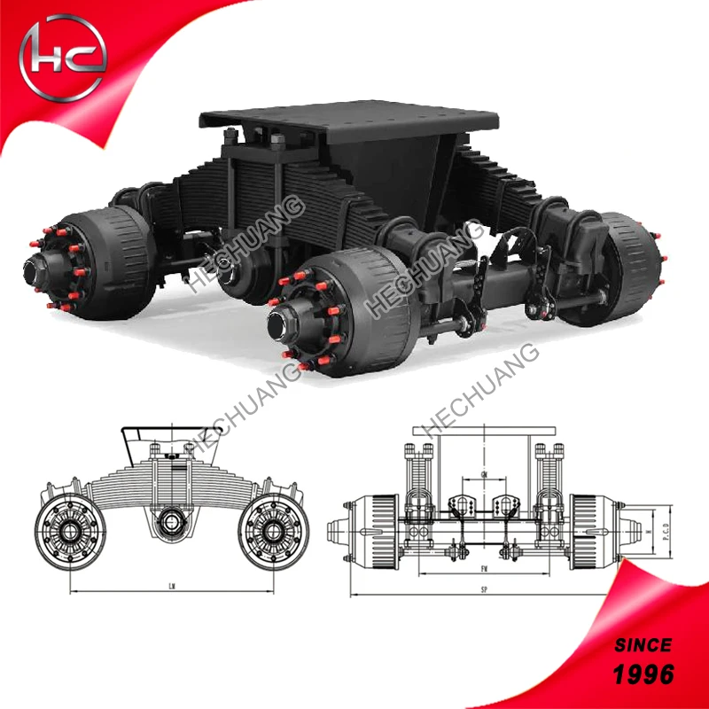 Best quality  wholesale  prices car trailer bogie suspension