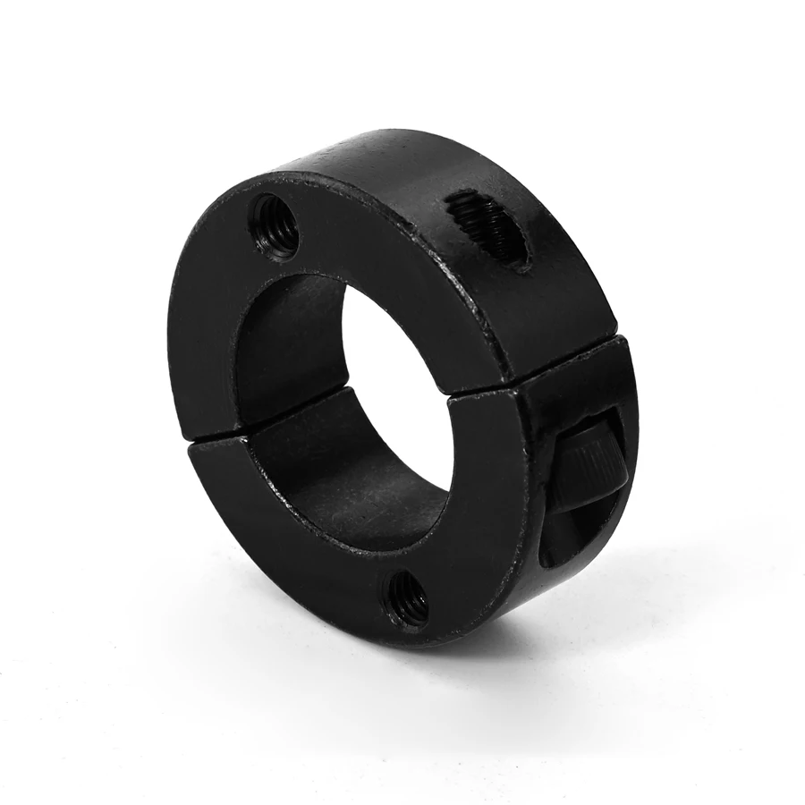 CNC Machined Set Screw Collar black oxide Aluminum collar fastlock  for hex shaft mounting collar stand