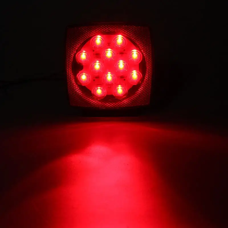 HST-20405 80 LED Tail Lights 24V Red Rear Lamp Universal  12V Combination Tail Lights Fit For Truck Tractor Trailer
