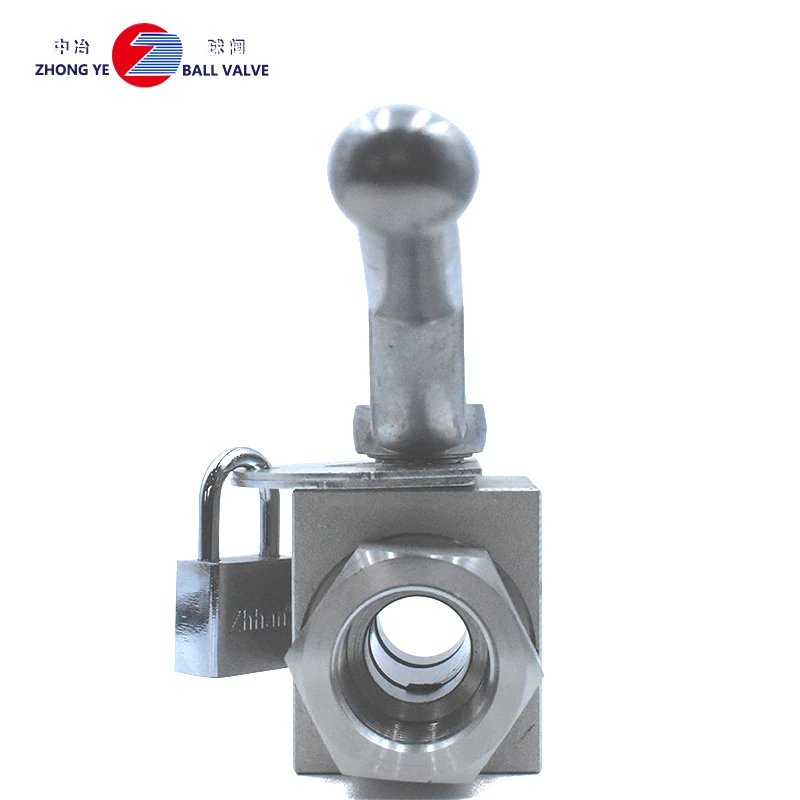Chinese factory  sale selling  female thread  ball valve galvanized carbon steel  BKH-NPT1 hydraulic ball valve