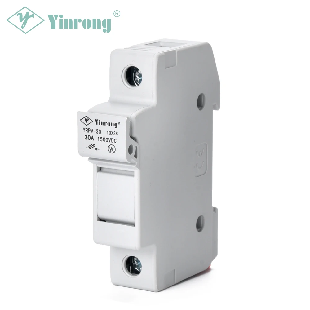 Yinrong Modern Design 1000v dc 10x38 15a solar fuse  base fuse link