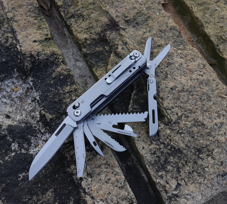 2024 Grand Harvest Stainless Steel Camping Survival Pocket Knife Tactical Folding Multi-Tool