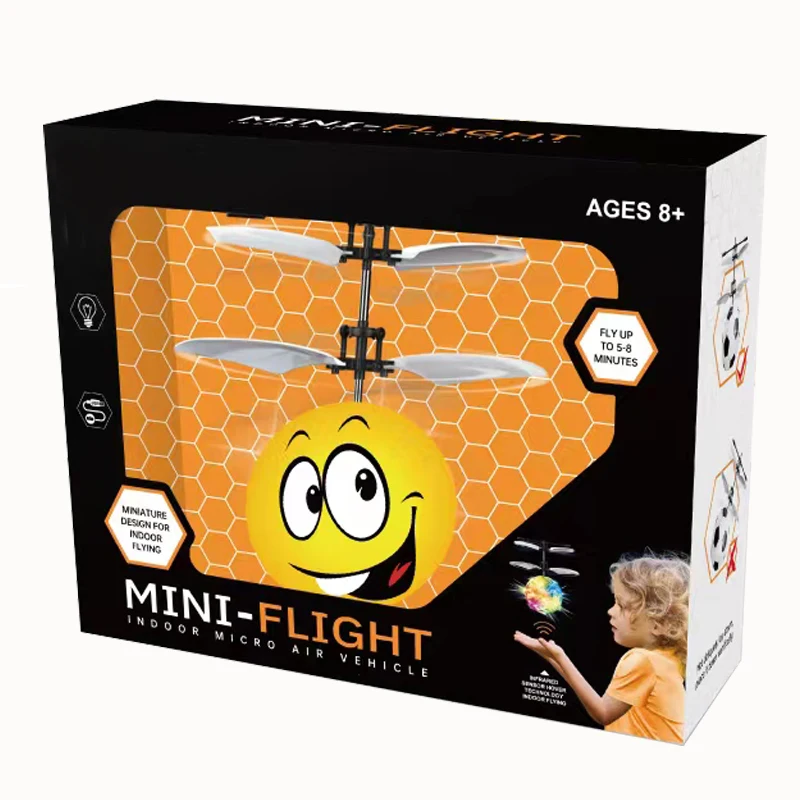 Mini Model Flying Toys Kid Sensor Infrared Mini Helicopters Remote Control Aircraft Induction Flying Ball Toy