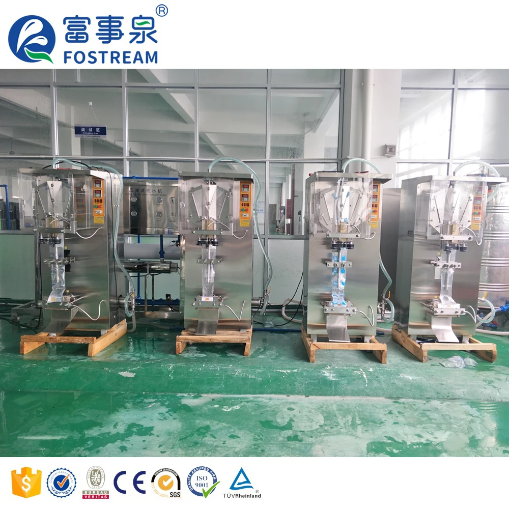 As1000 Completely Automatic Small Plastic Bag Liquid Sachet Water Filler And Sealer